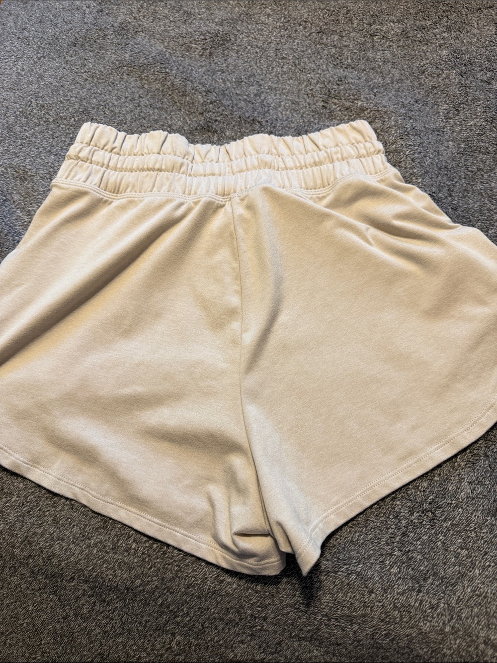 Vuori Light Cream Athletic Drawstring Shorts - Picture 3 of 4